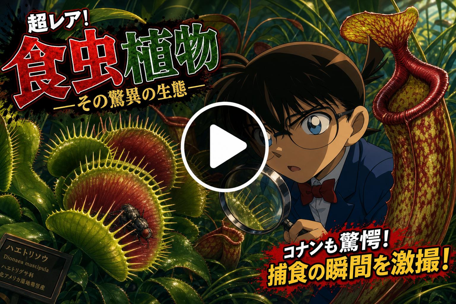 抖阴植物视频教程——食虫植物捕蝇草视频演示